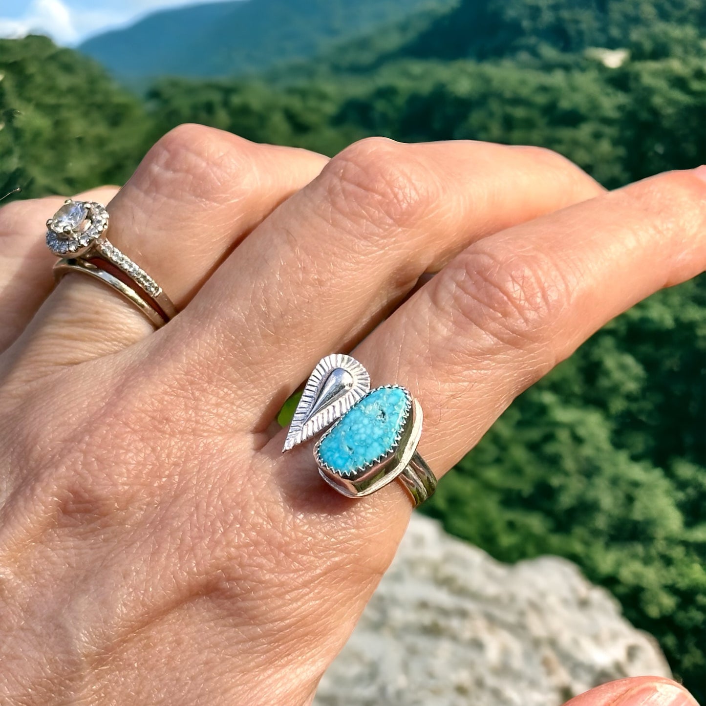 SONORAN GOLD TURQUOISE RING